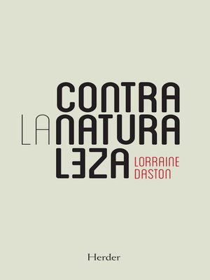 cover image of Contra la naturaleza